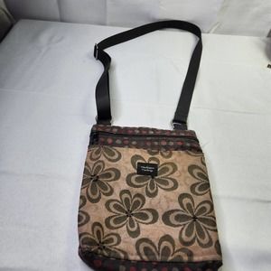 Madison Small Womens Floral Print Adjustable Strap Crossbody Sling Handbags Mini